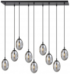 Valgusti rippuv Emibig Astral 9 BL, E14, 9 x 40 W, must v.