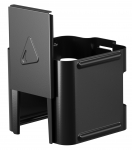 Vihmaveetoru hoidja Ruukki RR23 D009.A76213, 7.4 cm, teras, must