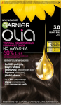 Juuksev&auml;rv Garnier Olia, soft black, 3.0, 174 ml
