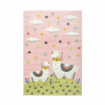 Vaip sise Domoletti GIOVANNI, eriv&auml;rviline/roosa v., 160 cm x 235 cm