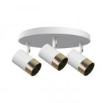 Valgusti lagi Candellux Lighting Tobi, GU10, 3 x 15 W, valge v.