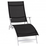 &Otilde;ue lamamistool Summer, must v./h&otilde;be v., 175 cm x 63 cm x 68 - 103 cm