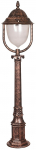 Vabalt seisev v&auml;lisvalgusti Opviq BSU-68212-BKR-M2-B, 60W, E27, IP65, pronks v./pruun v., 30 cm x 115 cm