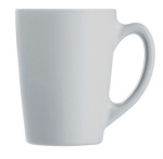 Tass Luminarc New Morning Alix, valge v./must v., 0.32 l