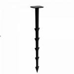 Tihvt-ankur kinnitamiseks Bradas Solid, 25 cm, 25 cm, plastik, must v., 50 tk