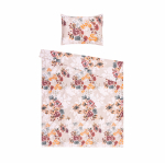 Voodipesukomplekt Domoletti Percale Silken Bloom, roosa v., 50 x 70 cm, 140 x 200 cm, 2 tk