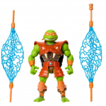 M&auml;ngukujuke, koos tarvikutega Mattel Masters Of The Universe Turtles Of Grayskull Michelangelo, 14 cm, roheline/oranž
