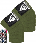 Side RDX Knee Wraps, Universaalne, must