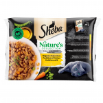 Kassi m&auml;rgtoit Sheba Nature's, linnuliha, 0.085 kg x 4 tk