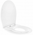 WC-poti prill-laud kaanega Fala Slim, valge v., 44.8 cm x 38 cm