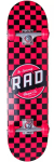 Rula Rad Checkers Complete, must/punane