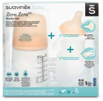Pudelite komplekt Suavinex Zero Zero, 180 ml, 0 kuud, roosa v.