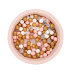 Pallimeri Kalune Design Bubble Pops, ⌀ 85 cm, 200 tk, l&auml;bipaistev v./kuldne v.