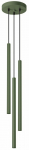 Valgusti rippuv Sollux Pastelo, G9, 3 x 8 W, roheline v.