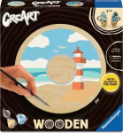 Maalimine numbrite j&auml;rgi Ravensburger CreArt Wooden Sea, pruun v./valge v./helesinine v.