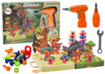 Klotside komplekt koos kruvikeerajaga Dinosaurus, 92 tk