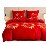 J&otilde;ulu voodipesu komplekt PGJ-31, punane, 160 x 200 cm