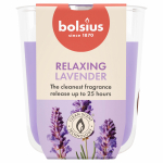 K&uuml;&uuml;nal, l&otilde;hna Bolsius Relaxing Lavender, 25 h, Violetne v.