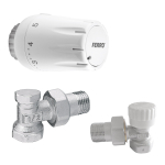 Nurgatermostaadi komplekt ilma eelh&auml;&auml;lestuseta Ferro ZTM08, pinnale paigaldatav, valge, 0 - 28 &deg;C