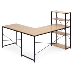 Nurga kirjutuslaud ModernHome TH-CD-6-16, 145 cm x 145 cm, 119.5 cm, tamm v.