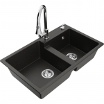 K&ouml;&ouml;givalamu Mexen Tomas, graniit, 80 cm x 50 cm x 19 cm, kuldne v./must v./kroom v.