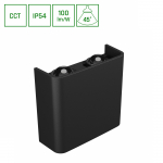 &Otilde;ue seinavalgusti Spectrum Lunarix, 4W, LED, IP54, must v., 11 cm x 4 cm