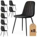 Toolide komplekt Akord Lumo, matt, must v., 43.5 cm x 45.5 cm x 87 cm, 8 tk