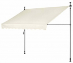 Terrassi katuse varikatuse komplekt MultiGarden, 2 x 2.86 m, beež v.
