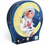 Pusle Djeco Silhouette Astronaut On the Moon DJ07301, 30 cm x 42 cm, 36 tk, mitmev&auml;rviline