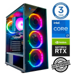 Statsionaarne arvuti Intop RM76639NS Intel Core i7-12700F, DDR4 16 GB, SSD+HDD 500 GB 4 TB, Nvidia GeForce RTX5060Ti 8 GB GDDR7