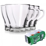 Topeltklaasiga klaaside komplekt Excellent Houseware 139424, l&auml;bipaistev v., 0.3 l