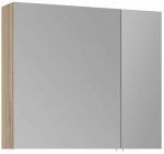 Seinakinnitusega vannitoakapp peegliga Kalune Design Side, tamm v., 16 cm x 79 cm x 66 cm