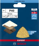 Lihvimisleht Bosch Expert 2608900823, 40, 9.3 cm x 9.3 cm, 5 tk