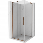 Du&scaron;ikabiin Mexen Velar L 871-120-120-03-60, ruudukujuline, aluseta, 120 cm x 120 cm x 200 cm, kuldne v./l&auml;bipaistev