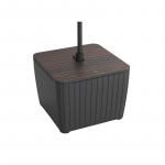P&auml;ikesevarju alus &otilde;ue Keter Luzon Parasol, 57 cm, hall v./p&auml;hklipuu v.