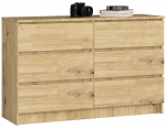 Kummut Akord Furniture Factory K120, artisan oak v., 77 cm x 120 cm x 40 cm