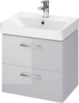 Vannitoakapp valamuga Cersanit Lara Mille Slim 50, hall v., 39 cm x 49.4 cm x 46 cm