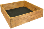 Peenrakast Brown, 100 cm x 100 cm x 27 cm