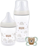 Komplekt Nuk Perfect Match, 150 ml, 0 kuud, l&auml;bipaistev v.