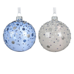 J&otilde;ulupuu ehe Decoris Dots, l&auml;bipaistev v./sinine v., klaas