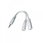 Juhe Gembird 3.5mm/3.5mm 3.5mm female x 2, 3.5 mm male, 0.1 m, valge