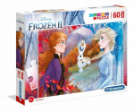 Pusle Clementoni Frozen 2 26452, 62 cm x 42 cm, 60 tk, mitmev&auml;rviline