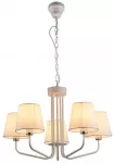 Valgusti lagi Candellux York, E14, 5 x 60 W, valge v.
