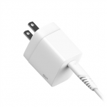 Telefoni laadija Silicon Power QM10, Apple Lightning, valge v.