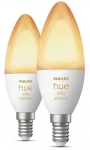 Nutikas pirn Philips Hue LED, B39, 2200 - 6500 &deg;K, E14, 4 W, 320 - 470 lm, 2 tk