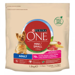 Kuiv koeratoit Purina One Mini Beef And Rice, veiseliha, 0.8 kg