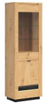 Vitriinkapp Ostia S467-REG1D1W/20/7-DASN/CABL, tamm v., 66.5 cm x 42 cm x 199 cm