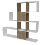 P&otilde;randariiul Kalune Design Karlin 745DCD3608, valge v./p&auml;hklipuu v., 109 cm x 120 cm x 19.5 cm