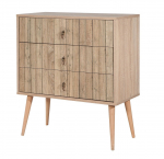 Kummut Kalune Design Trio 728, tamm v., 90 cm x 80 cm x 40 cm