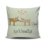 Dekoratiivpadjap&uuml;&uuml;r Mioli Decor NKLF-269, mitmev&auml;rviline, 43 cm x 43 cm